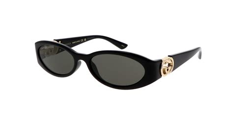 gucci gg1660|Gucci™ GG1660S 001 54 Black Sunglasses .